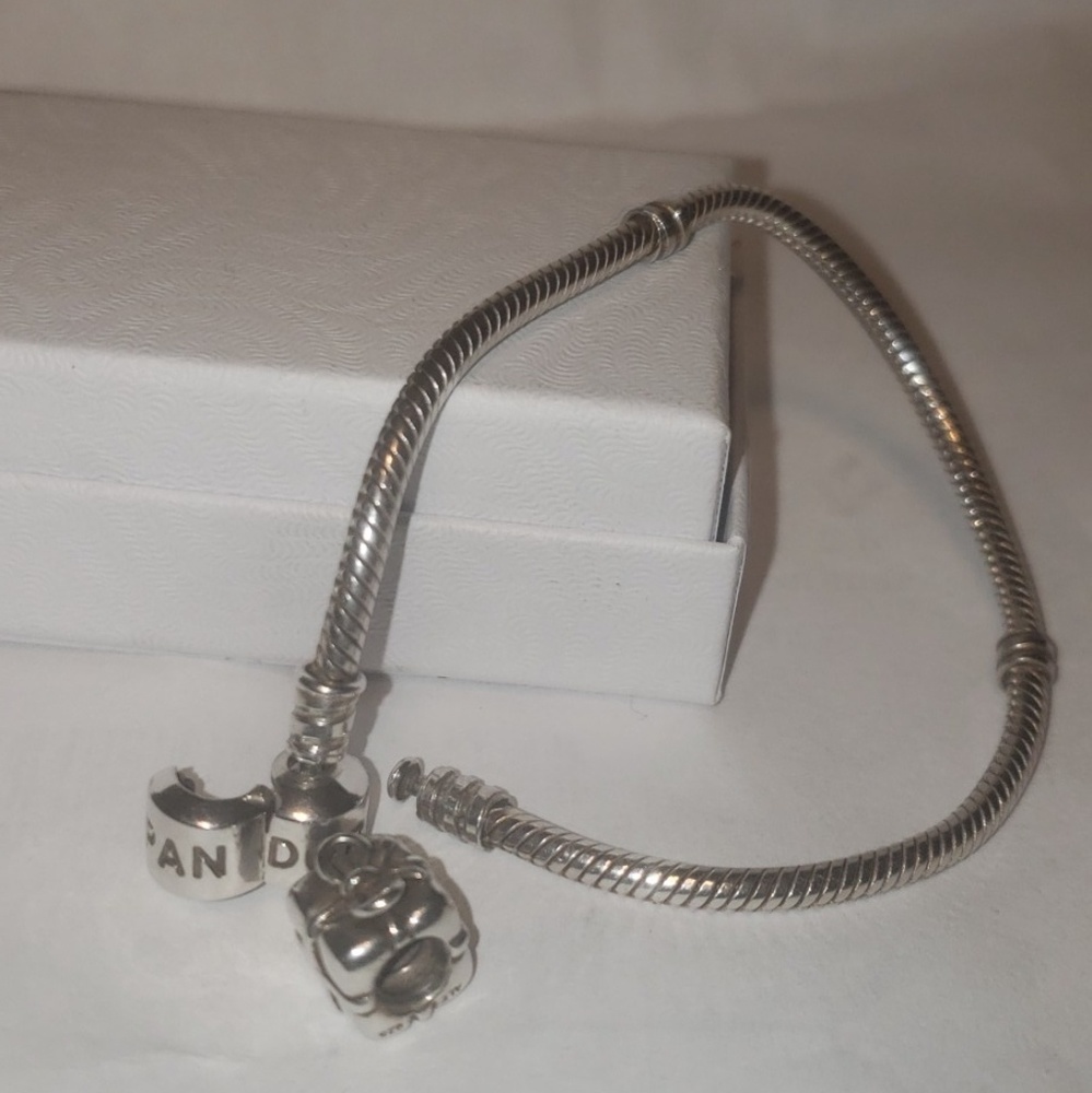 Pandora bracelet with gift charm